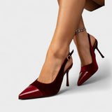 Thilda™ | Stiletto din catifea
