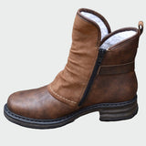 Botine de iarnă din piele pentru confortul zilnic