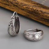 Kaisa™ | Cercei vintage-mandala-silverikorvakorut