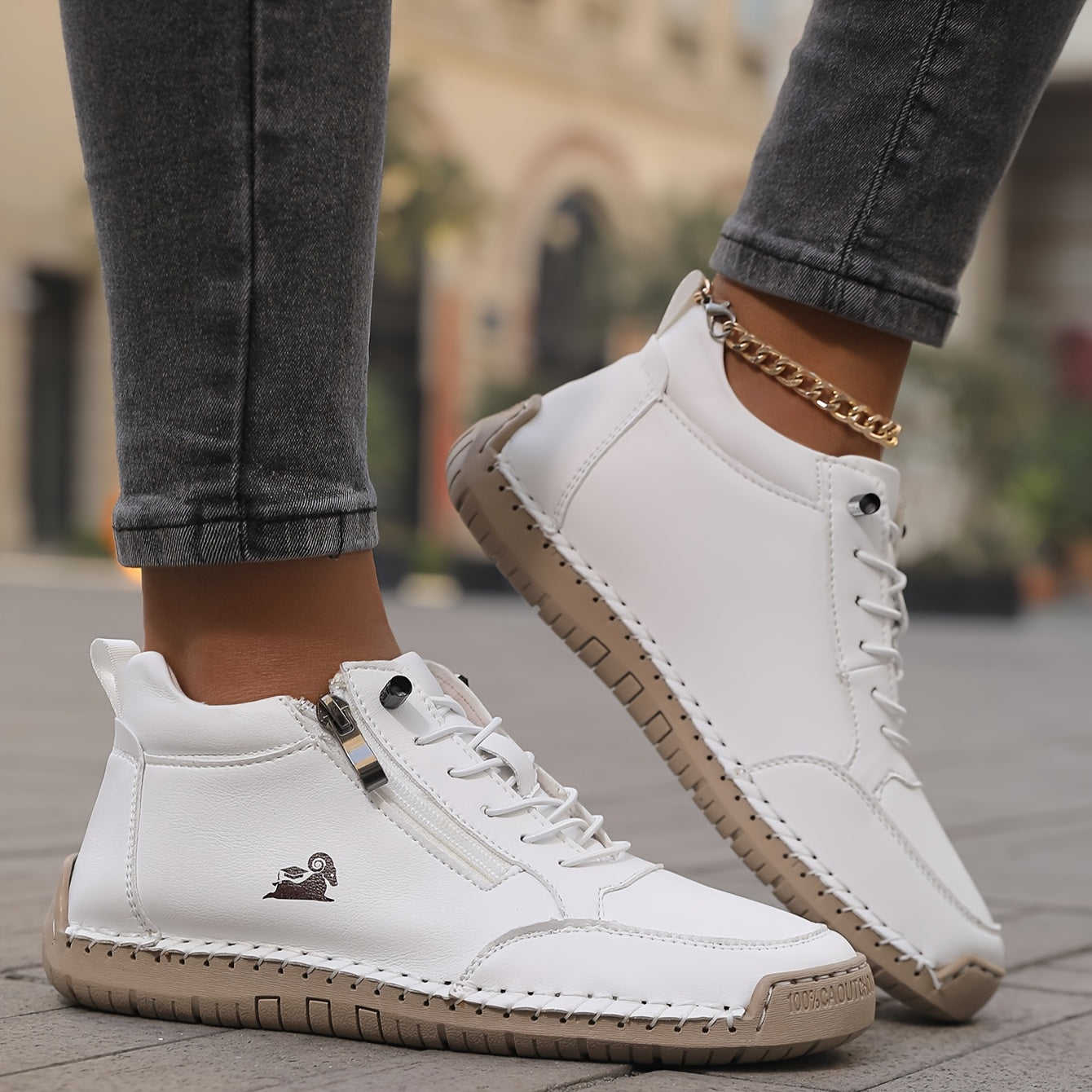 Mila™ – Sneakers ortopedice confortabile + Fermuar