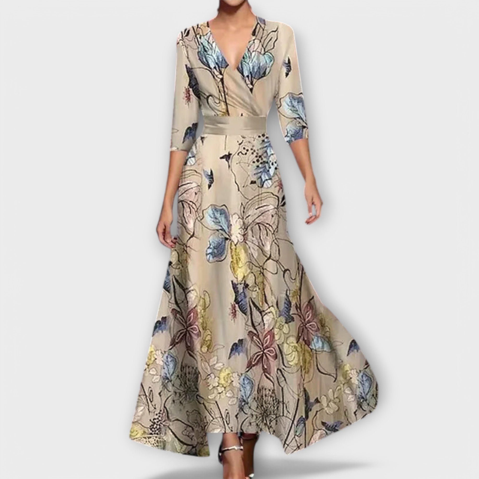 Alma - Rochie elegantă pentru femei cu design cu mâneci
