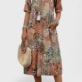 Colette - Rochie midi vibrantă