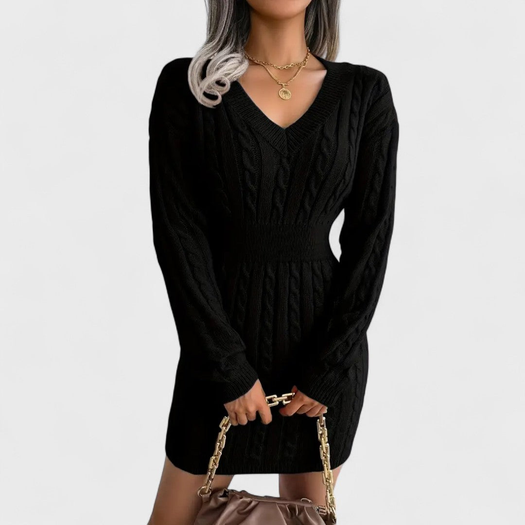 Purezza - Rochie din tricot caldă și rafinată