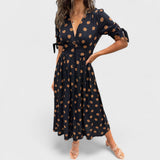 Monique - Rochie Elegantă cu Puncte