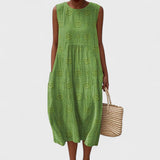 Aikaterini – Rochie Casual Chic cu Buzunare
