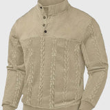 Dawson - Pulover Henley cu mâneci lungi și dungi