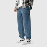 Zbyněk | Pantaloni din catifea cu carouri Alloro