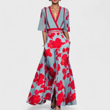 Océane - Rochie maxi florală elegantă