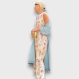 Elveria – Rochie maxi cu cardigan