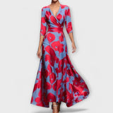 Alma - Rochie elegantă pentru femei cu design cu mâneci