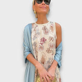 Elveria – Rochie maxi cu cardigan