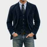 Peter | Set Sacou și Vestă Elegantă