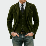 Peter | Set Sacou și Vestă Elegantă